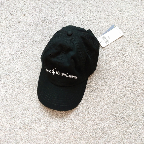 Polo Ralph Lauren Cotton Twill Ball Cap Black - Picture 7 of 13